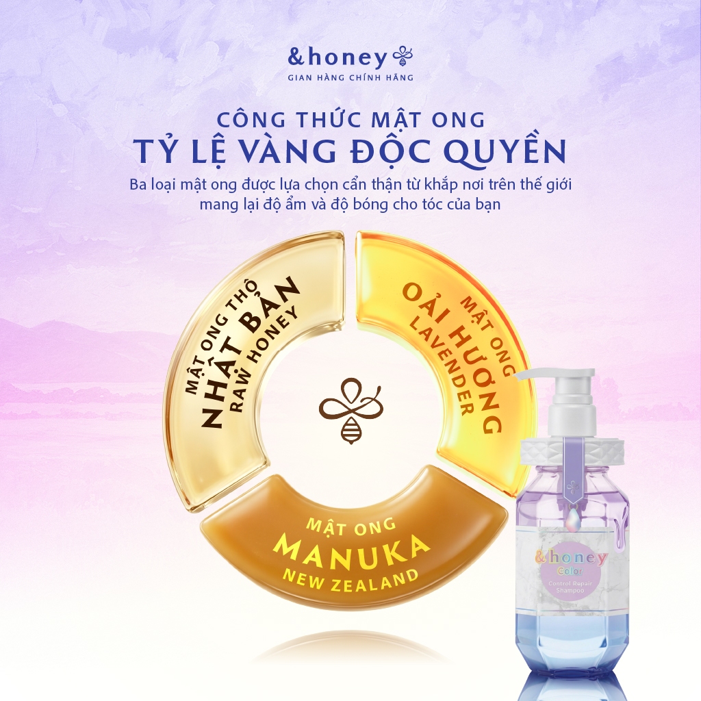 Bộ Dầu Gội Xả Chăm Sóc Tóc Nhuộm &Honey Color