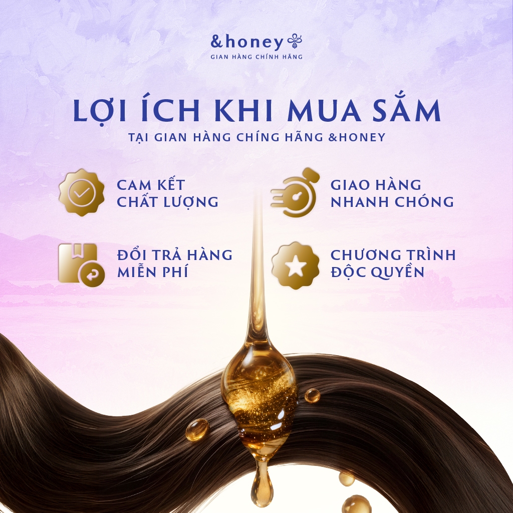 Bộ Dầu Gội Xả Chăm Sóc Tóc Nhuộm &Honey Color