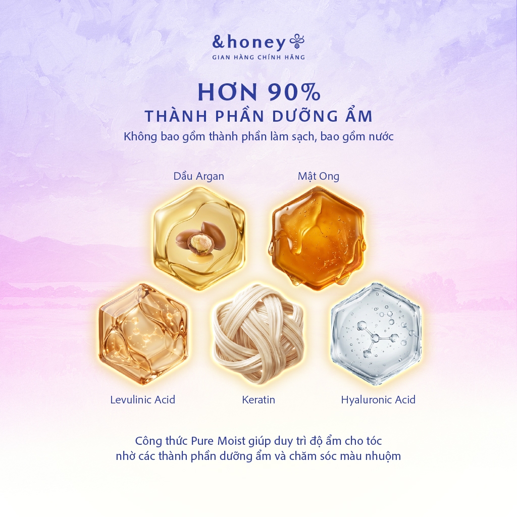 Bộ Dầu Gội Xả Chăm Sóc Tóc Nhuộm &Honey Color