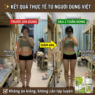 SAUSANDO Viên uống L-Carnitine trà xanh hỗ trợ giảm cân, kiểm soát cân nặng, eo bụng gọn
