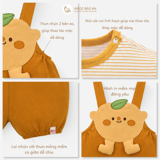 NBAN (6M-5Y) Yếm bé gái Hương Mùa Vàng