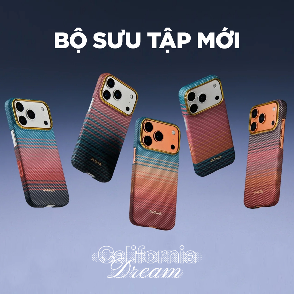 [NEW COLLECTION - iPhone 17 Pro/ Pro Max] Ốp Lưng PITAKA Sunset 2.0 - Siêu Mỏng Nhẹ, Chính Hãng