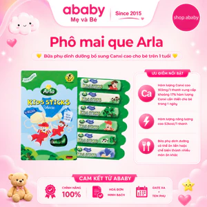 Phô mai que Arla Kids Sticks Cho Bé Hộp 6 gói (18g) Cho Bé Từ 1 Tuổi