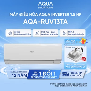 Máy lạnh / Điều hòa Aqua Inverter 1.5 HP AQA-RUV13TA - Freeship toàn quốc