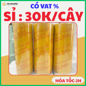 BĂNG KEO ĐỤC :1.2KG 100Y / 1.8KG 200Y / 2KG 300Y (6 CUỘN/CÂY) VÀ 1 CUỘN 0.5KG, 1KG , DÁN THÙNG HÀNG