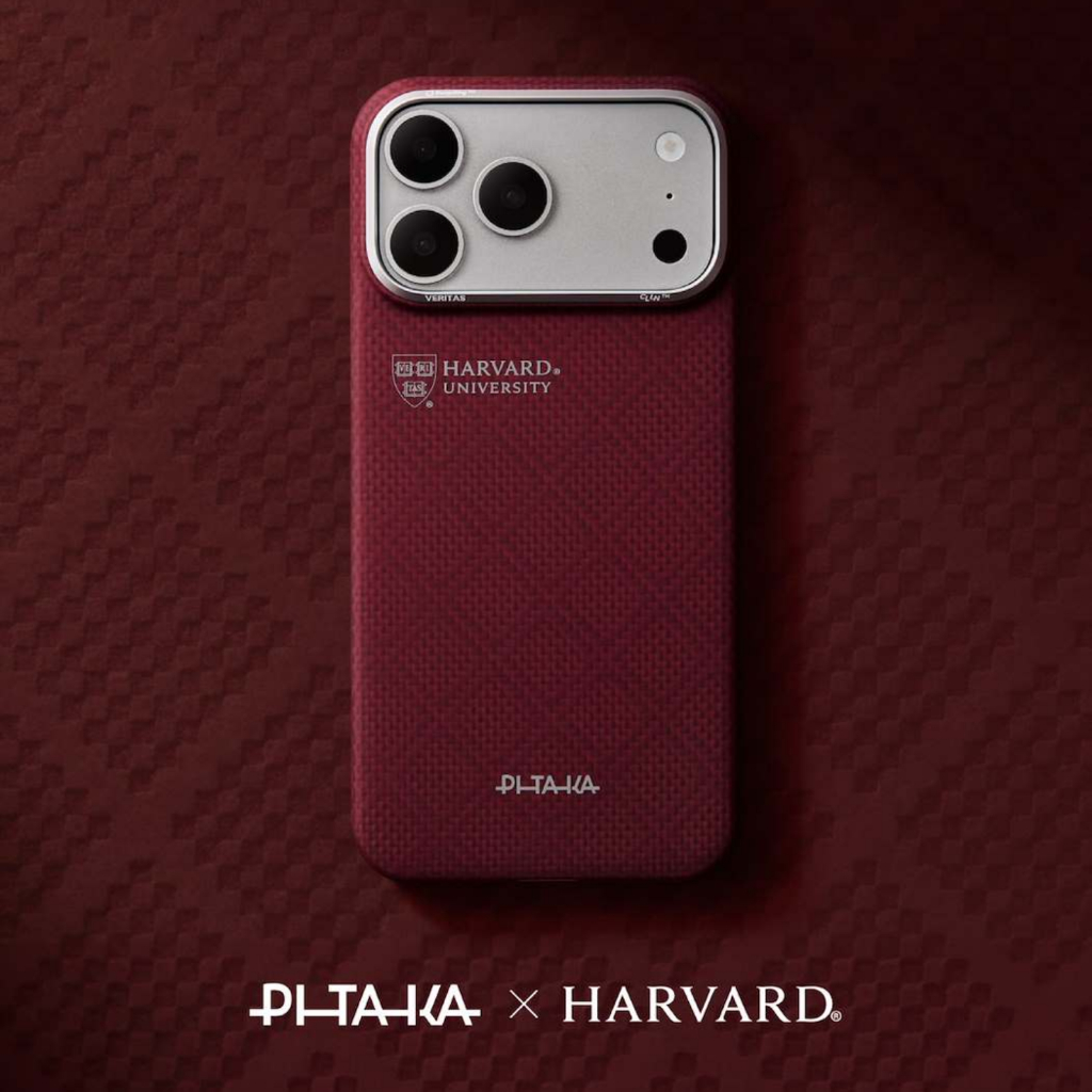 [NEW] Ốp Lưng PITAKA x HARVARD Dành Cho iPhone 17 Pro/ Pro Max - Sợi Aramid, Siêu Mỏng, Sạc Từ Tính