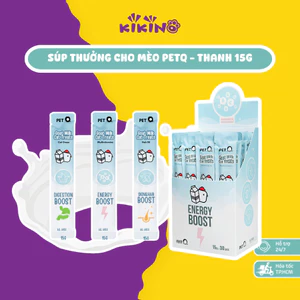 Súp Thưởng Mèo PetQ Thanh 15g - Công Thức Sữa Dê, Bổ Sung Taurine & Vitamin