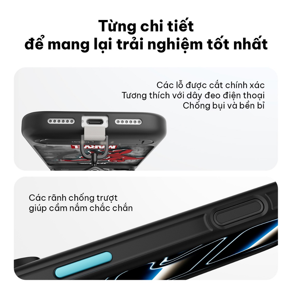Ốp lưng iPhone 17 Pro Max Belkin sạc hỗ trợ sạc MagSafe kèm chân dế gập xoay 360 độ chống trầy xước | BigBuy360 - bigbuy360.vn