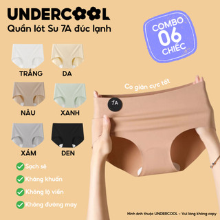 Combo 6 Quần Lót Nữ Su Đúc Lạnh Tàng Hình UNDERCOOL Không Đường May Kháng Khuẩn Thoáng Mát - QL15-CB6