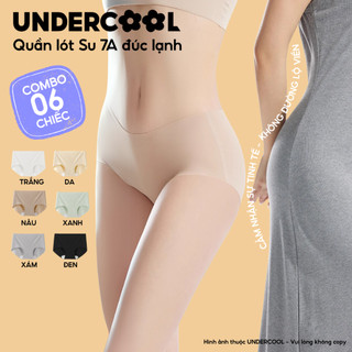 Combo 6 Quần Lót Nữ Su Đúc Lạnh Tàng Hình UNDERCOOL Không Đường May Kháng Khuẩn Thoáng Mát - QL15-CB6