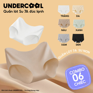 Combo 6 Quần Lót Nữ Su Đúc Lạnh Tàng Hình UNDERCOOL Không Đường May Kháng Khuẩn Thoáng Mát - QL15-CB6