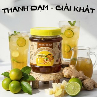 TRÀ TẮC GỪNG MẬT ONG 600G DÙNG THỬ- HƯỜNG VỊ XANH