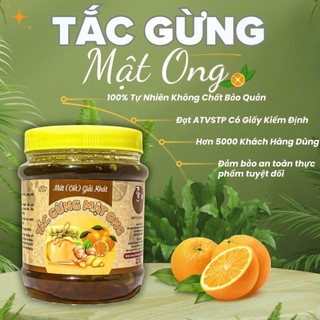 TRÀ TẮC GỪNG MẬT ONG 600G DÙNG THỬ- HƯỜNG VỊ XANH