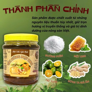 TRÀ TẮC GỪNG MẬT ONG 600G DÙNG THỬ- HƯỜNG VỊ XANH