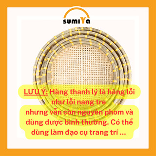 [Thanh lý] Rổ tre, rổ mây tre đan, dùng đựng thực phẩm, trái cây, decor - Sumiya