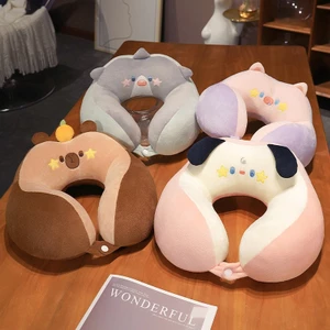 Gối Cổ Chữ U Gối Kê Cổ Văn Phòng Du Lịch Ruột Bông Cotton Mềm Mịn Bảo Vệ Cổ Vai Gáy MUN STORE GOI2MAU88