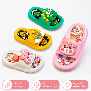 Dép Lê Trẻ Em ShinHome Đáng Yêu – Nhựa Dẻo Chống Trơn Trượt Cho Bé