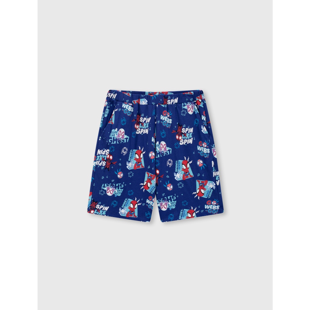 Bộ quần áo bé trai CANIFA bộ thun hè cộc tay chất cotton mềm mịn mát in họa tiết 2LS26S002