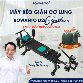 Máy kéo giãn cơ lưng, cột sống ROWANTO D26 hỗ trợ cải thiện các tình trạng về lưng, ngay tại nhà