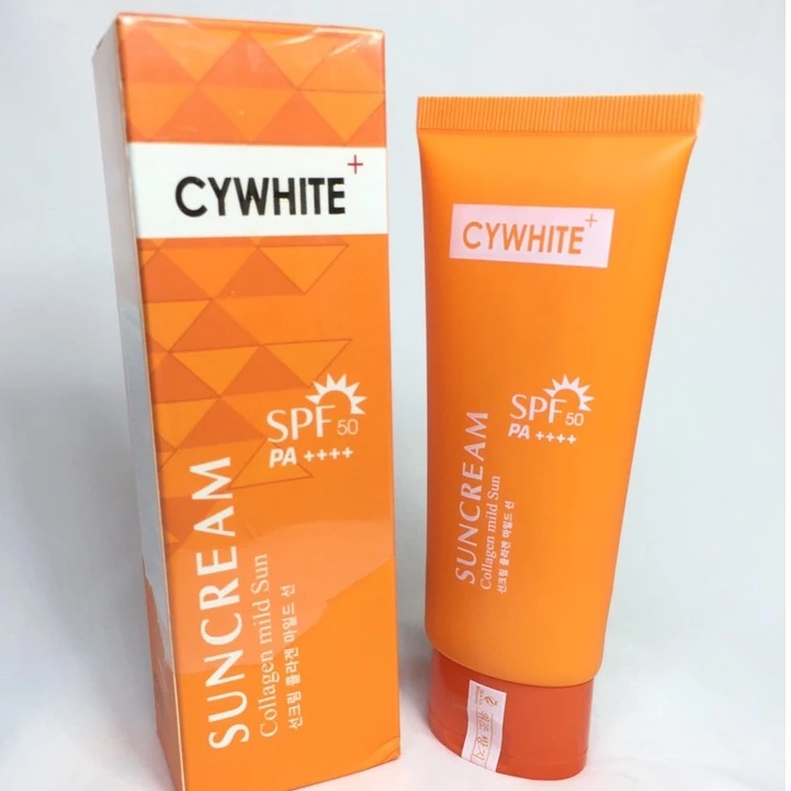 Kem Chống Nắng CYWHITE Konami Collagen Mild Sun 100ml Hàn Quốc Nâng Tông Dưỡng Ẩm Chính Hãng