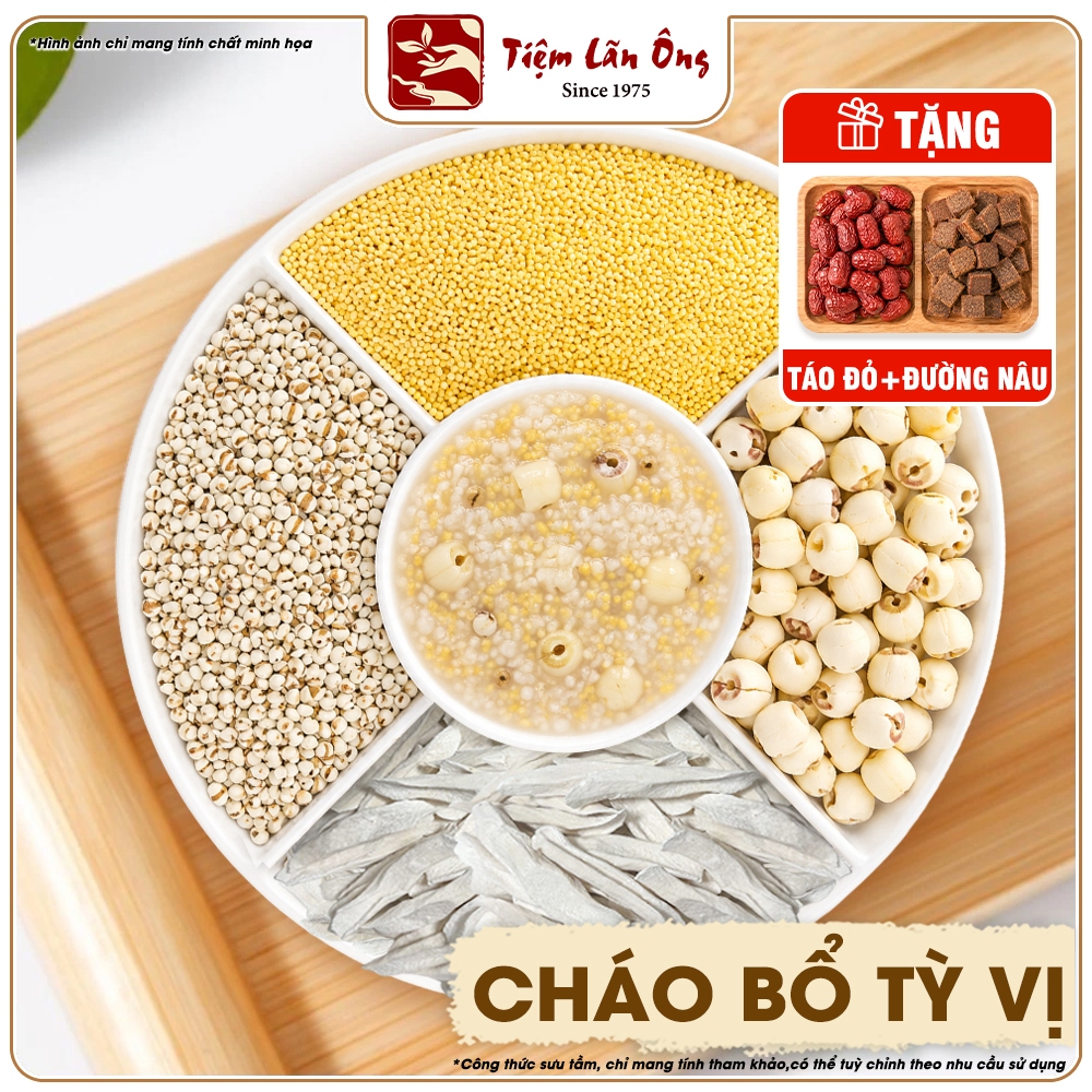 Cháo bổ tỳ vị, cháo dưỡng tỳ, dưỡng gan, thanh lọc cơ thể, tăng hấp thu dinh dưỡng, dễ tiêu hóa