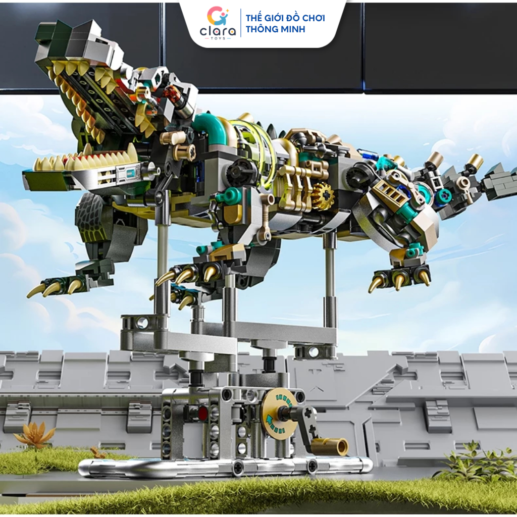 Đồ Chơi Lắp Ráp Mô Hình Cơ Khí Cá Sấu 13058 996PCS Mô Hình Lắp Ráp LEGO 3D Mô Hình Chuyển Động