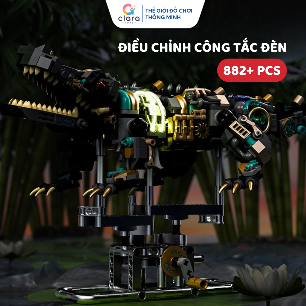 Đồ Chơi Lắp Ráp Mô Hình Cơ Khí Cá Sấu 13058 996PCS Mô Hình Lắp Ráp LEGO 3D Mô Hình Chuyển Động