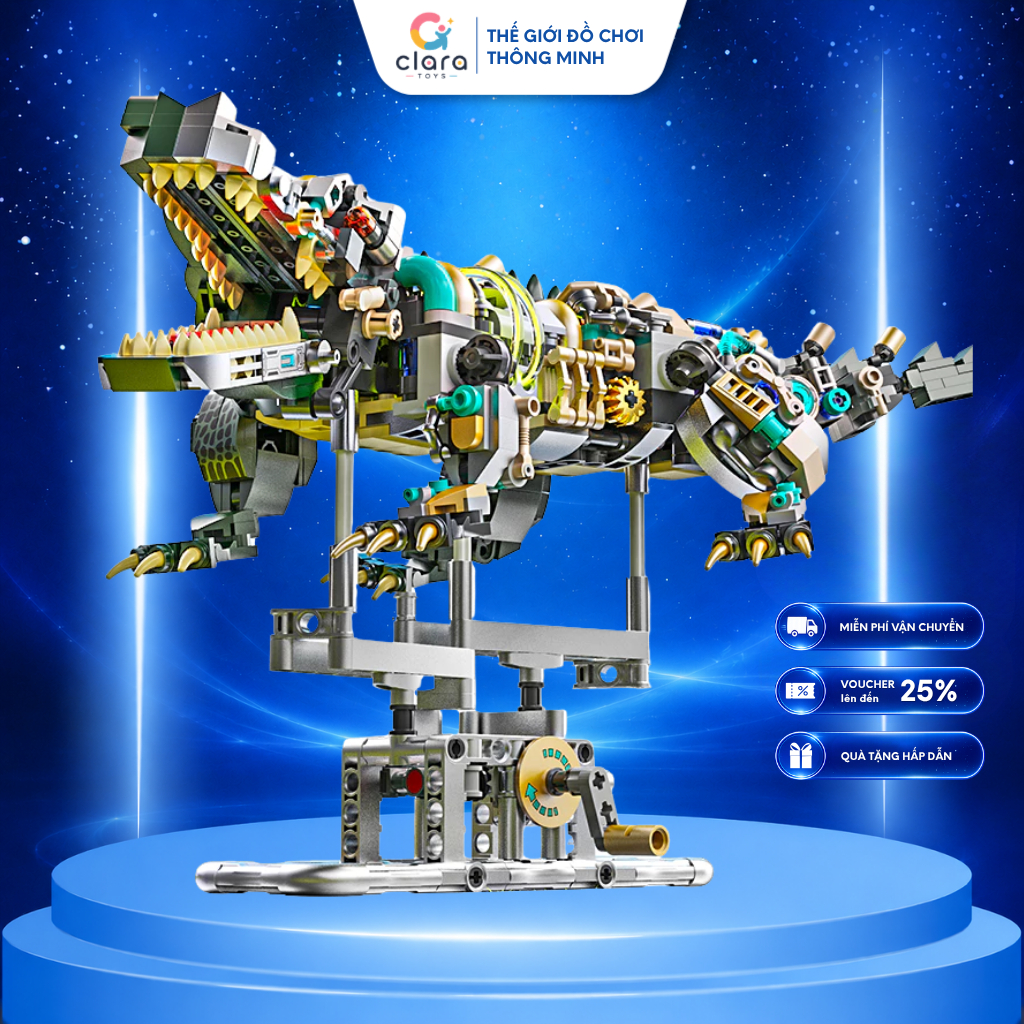Đồ Chơi Lắp Ráp Mô Hình Cơ Khí Cá Sấu 13058 996PCS Mô Hình Lắp Ráp LEGO 3D Mô Hình Chuyển Động