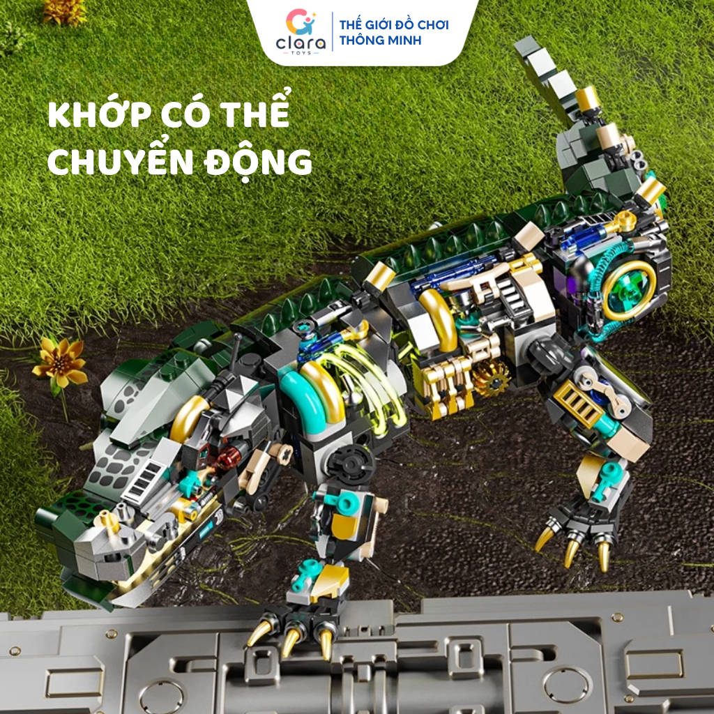 Đồ Chơi Lắp Ráp Mô Hình Cơ Khí Cá Sấu 13058 996PCS Mô Hình Lắp Ráp LEGO 3D Mô Hình Chuyển Động