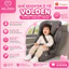 Ghế booster tựa lưng Volden Junior Pocket gấp gọn cho bé 3-12 Tuổi, kèm túi đựng ghế