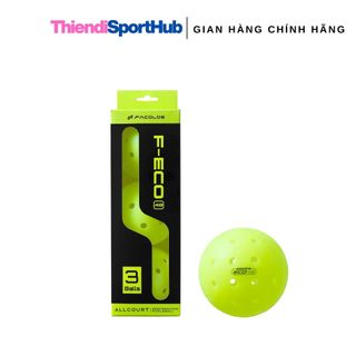 [Chính hãng] Bóng thi đấu Pickleball Facolos F-Eco 48 lỗ bóng đạt chuẩn, đồ bền cao dùng cả trong nhà và ngoài trời