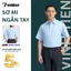 Áo Sơ Mi Nam Ngắn Tay 4796 Trơn Màu Vạt Ngang Form Regular Vĩnh Tiến 365 - Nhiều Màu