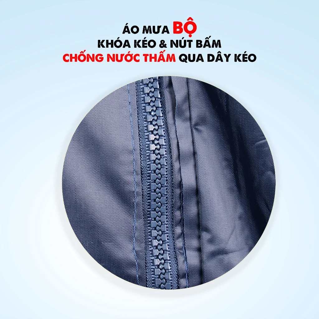 [Size 45-85Kg] Áo Mưa Bộ Quần Áo Vải Dù, Siêu Bền Không Thấm Nước Hàng Chất Lượng Cao Hàng Loại 1 Được Kiểm Tra Hàng