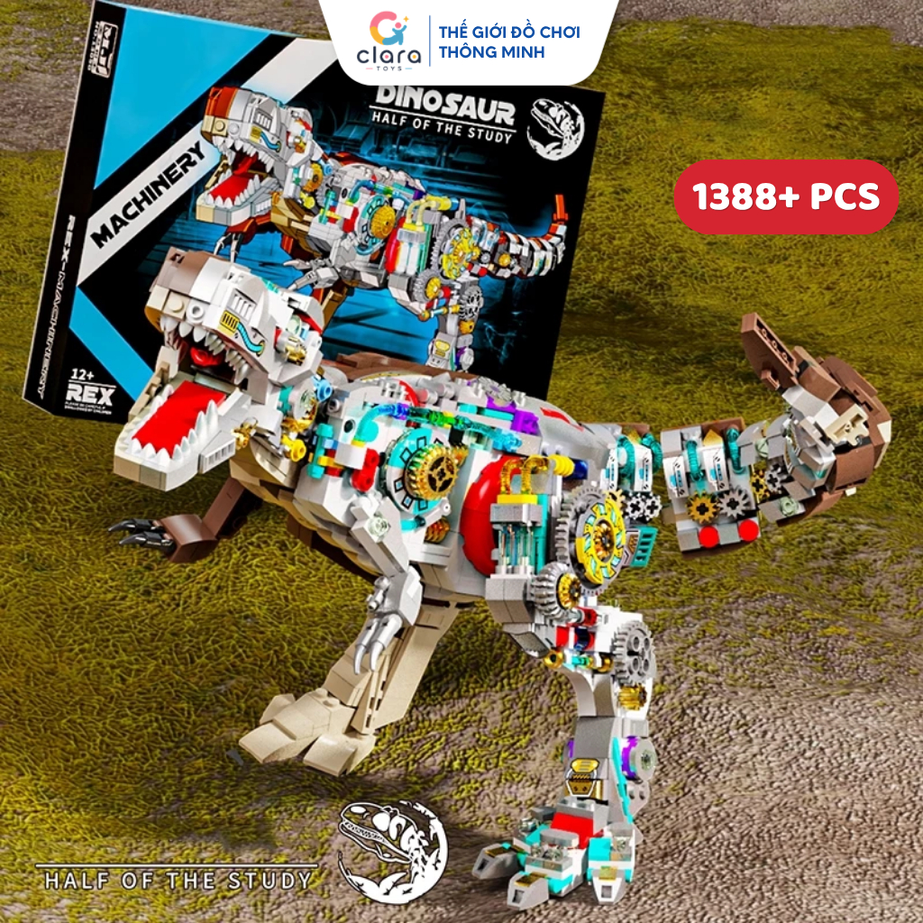 Đồ Chơi Lắp Ráp Mô Hình Cơ Khí Khủng Long Tyrannosaurus Rex 13050 1388PCS Mô Hình Lắp Ghép LEGO 3D Cơ Khí Chuyển Động