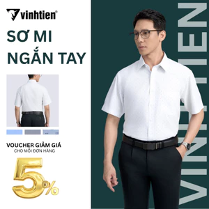 Áo Sơ Mi Ngắn Tay Vải Modal Vạt Ngang Form Regular Vĩnh Tiến 395 - Nhiều Màu