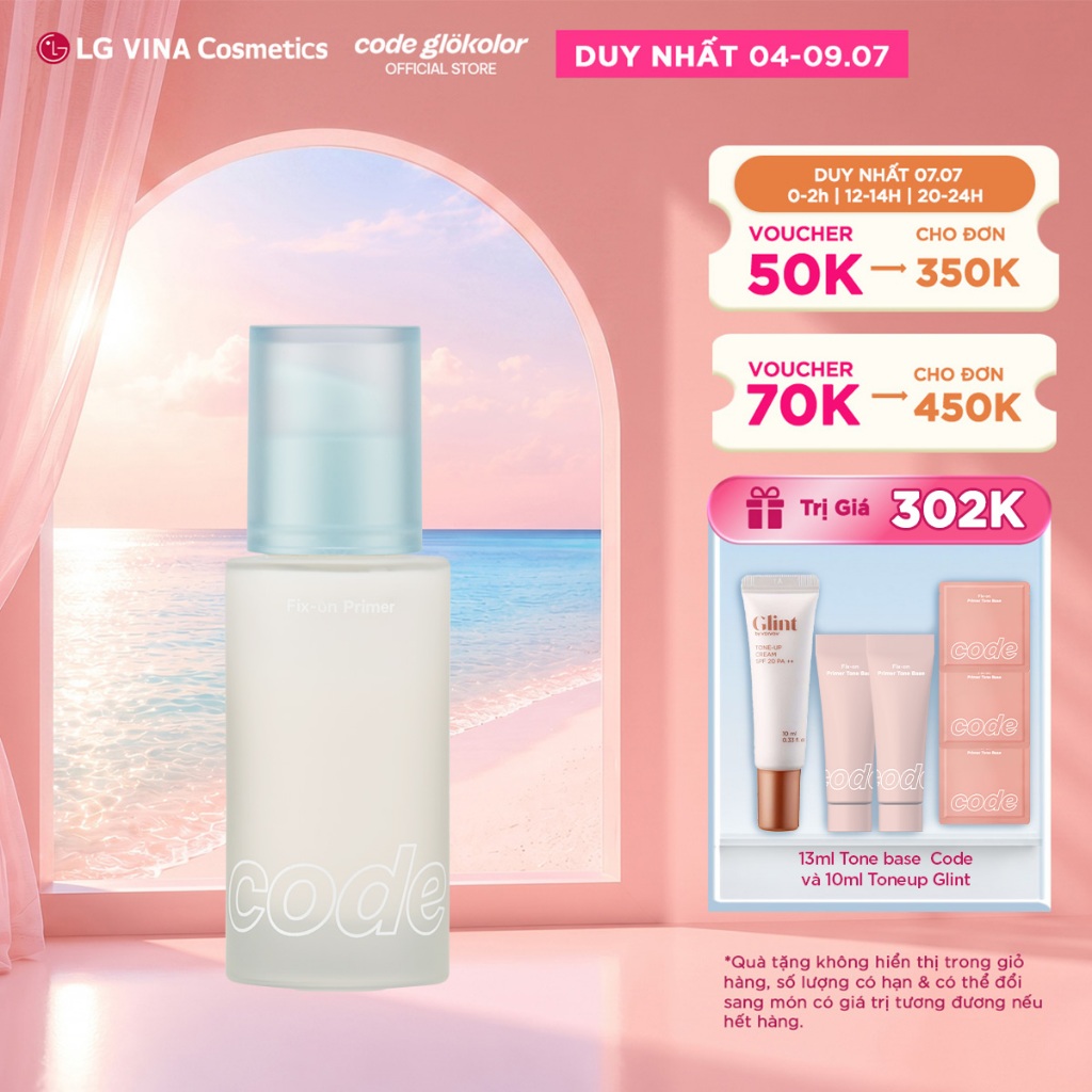 [LG Makeup VN] Kem lót Fix-on Primer Code Glokolor 30ml