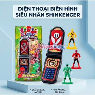 Đồ Chơi Điện Thoại Phát Âm Nhạc Siêu Nhân Biến Hình, Siêu Nhân Ben 10, Người Nhện Anh Hùng Cho Bé