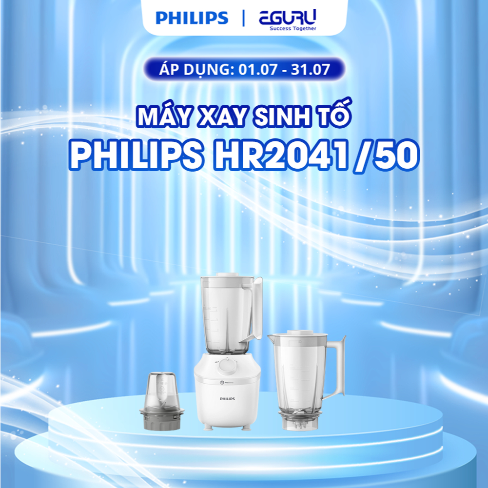 Máy Xay Sinh Tố Philips HR2041/50 450W Chính Hãng Bảo Hành 24 Tháng