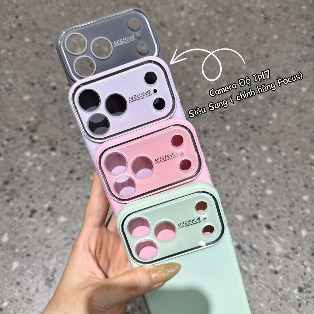 [CHỐNG BẨN HOT] ỐP LƯNG IPHONE ĐỘ CAMERA 17PRPOMAX CHỐNG BẨN BASIC - Nắng Case