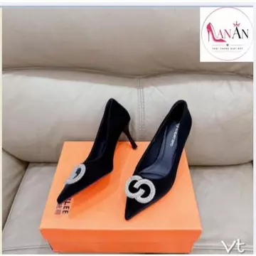 ☘️☘️☘️giày cao gót nữ, giày mũi nhọn nữ, giày cao gót đính đá, giày cao gót da lộn, giày công sở nữ, giày đi tiệc, giày