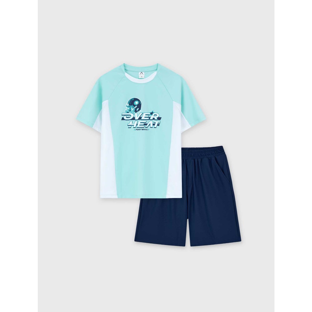 Bộ quần áo active bé trai | Anti UV - Quickdry - Wicking - Cooling feel CANIFA 2ST26C002