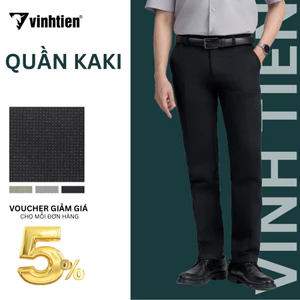 Quần Kaki Bigsize Trung Niên 0ly Classic Vải Cotton Vĩnh Tiến 615 - Nhiều Màu