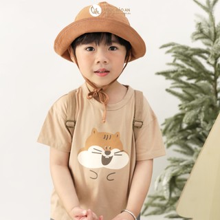 M&B (6M-6Y) Bộ quần áo bé trai cộc tay Sóc Cười cotton thoáng mát, thấm hút tốt, dễ mặc cho bé-SOC