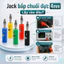 Jack bắp chuối đực 4mm màu đỏ/đen/trắng/xanh lá/xanh dương/vàng chất lượng cao