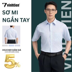 Áo Sơ Mi Nam Ngắn Tay 4727 Caro Vải Cotton Spandex Vạt Ngang Form Regular Vĩnh Tiến 445 - Nhiều Màu TK0