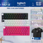 Bàn phím Gaming Không dây Logitech G PRO X 60 LIGHTSPEED 60% RGB SwitchGX Tactile — ảnh 1