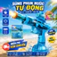 Đồ chơi súng phun nước tự động có đèn, Kèm pin sạc, Súng đồ chơi phun nước siêu ngầu cho bé BEERSHOP.TOYS