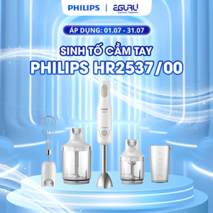 Máy xay cầm tay Promix PHILIPS HR2537/00 - HR2531/00 - HR2534 650W full phụ kiện - Hàng Chính Hãng