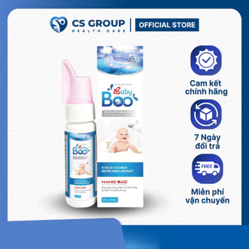 Xịt Mũi Nước Muối Biển Sâu Làm Sạch Thông Mũi Trẻ Em BABYBOO Chai 70ml | Chính Hãng [HCS]