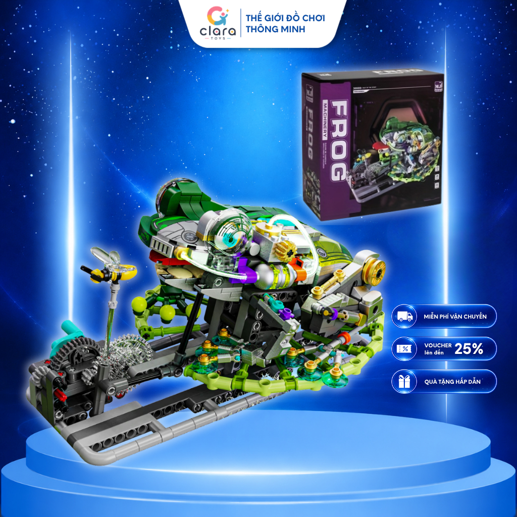 Đồ Chơi Lắp Ráp Mô Hình Cơ Khí Ếch Frog 13058 898PCS Mô Hình Lắp Ráp LEGO 3D Mô Hình Cơ Khí Chuyển Động STEM